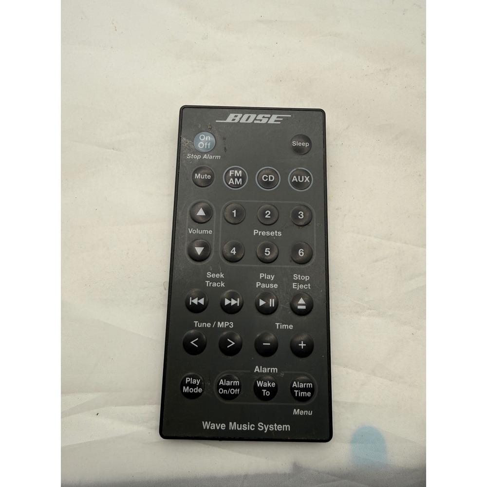 Bose Wave Music System Remote‎ Control Black Replacement Part